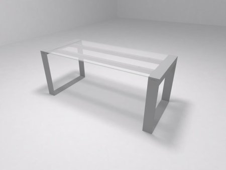 Стол руководителя, столешница стекло Brix BR.00.07 2000x750x1000 (СтеклоСерый)