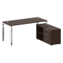 Стол для руководителя с тумбой правый БГ.СРТ-4.7 (R) 1700x1520x750