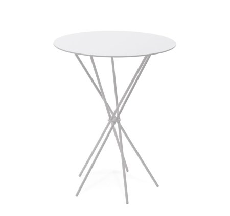 BORA S стол кофейный БЕЛЫЙ (ГЛЯНЕЦ)
