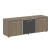 Тумба модульная черная дверь LT-TS 3.4 1650x450x580
