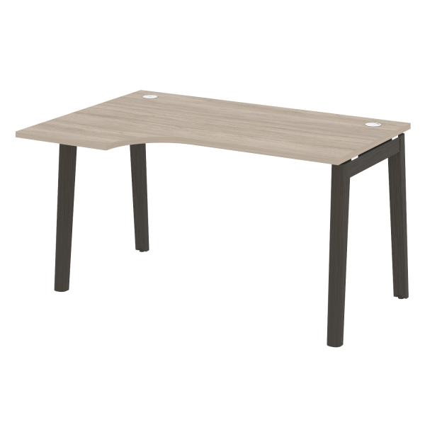 Стол эргономичный левый на деревянных опорах Onix Wood OW.SA-2L 1380x980x750