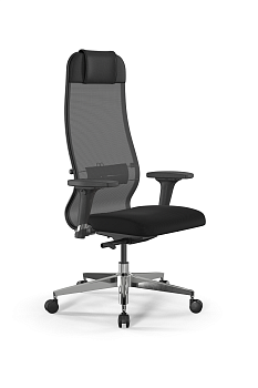 Кресло для руководителя Метта SynchroSit 10 B1-111D - X2+UMF(X1) /Ub00/Wh00/D02P(M23.B22.G18.W03)