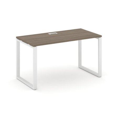 Стол письменный SN-6O.SP-001 (980х600х750) (Вяз Благородный/Металл Белый)