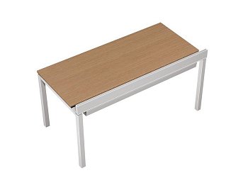 Стол письменный с Prosystem Profiquadro КВ 0107 БВ 1200x800x750
