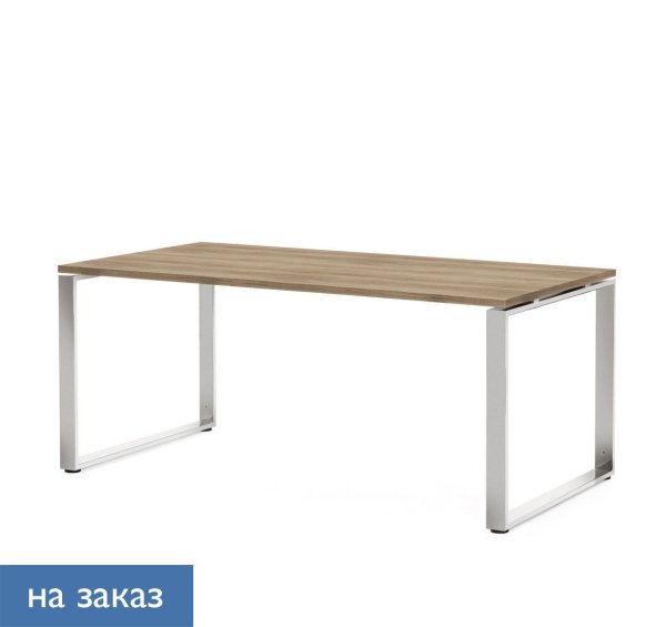 ROLA Стол для руководителя L180 (Гавана/Хром металл)