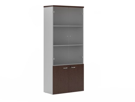 Шкаф комбинированный Flash FLS328 900x420x2069 (Дуб темный)