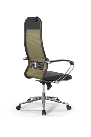 Кресло для руководителя Метта Sit 10 B1-115K - T+Extra /Um00/Wm12/K1cL(M09.B23.G18.W01) (Золотой | Черный)